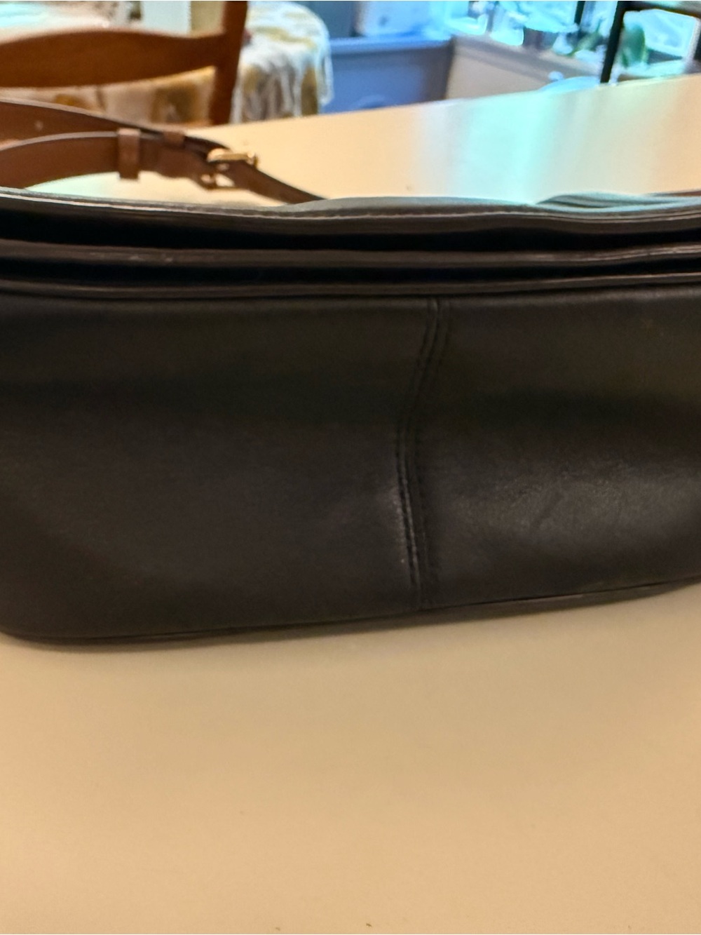 Coach Black and Brown Signature Mini Crossbody - Picture 2 of 9